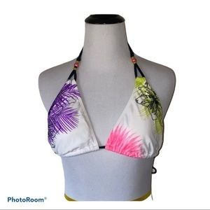Kirra large‎ tropical floral string bikini top